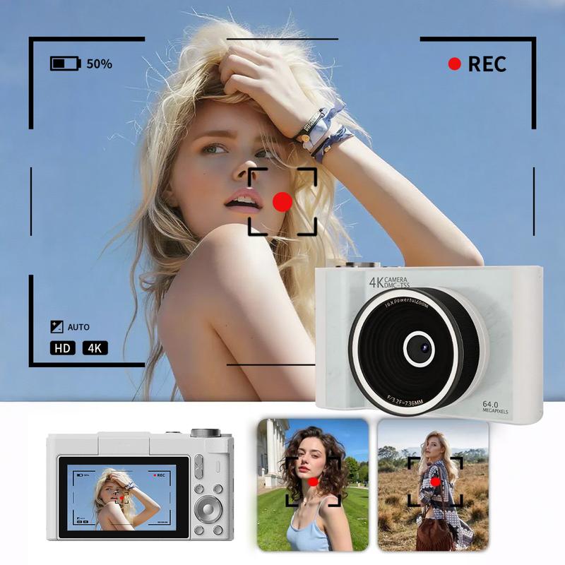 Premium 4K Retro Digital Camera
