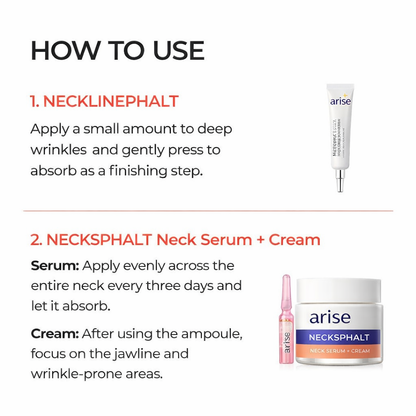 Perfect Neck Wrinkle Care Trio - Korean Cosmetics